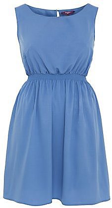 Inspire Jade Shirred Waist Sleeveless Dress