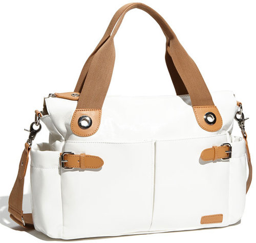 Storksak 'Kate' Patent Diaper Bag
