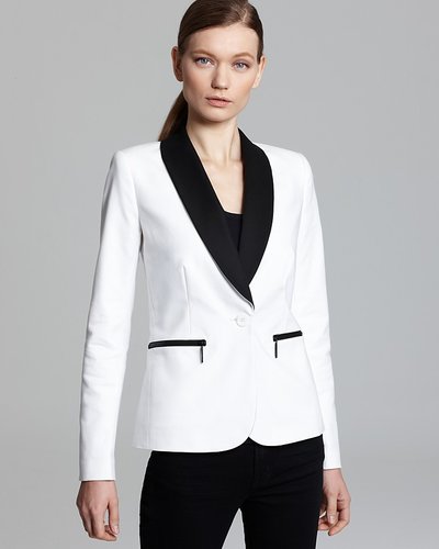 MICHAEL Michael Kors Stretch Cotton Blazer