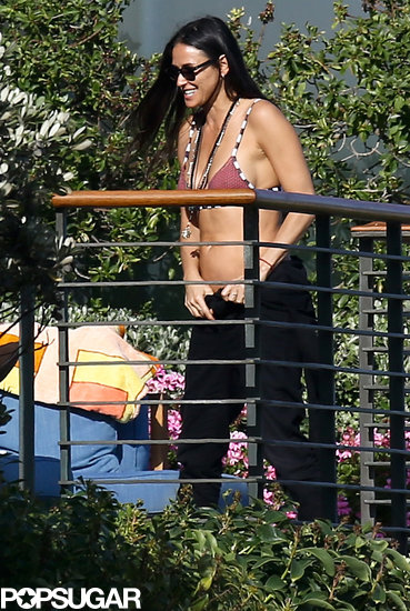 Demi Moore Brings Her Amazing Bikini Body to Her Ex's House Demi Moore Brings Her Amazing Bikini Body to Her Ex's House