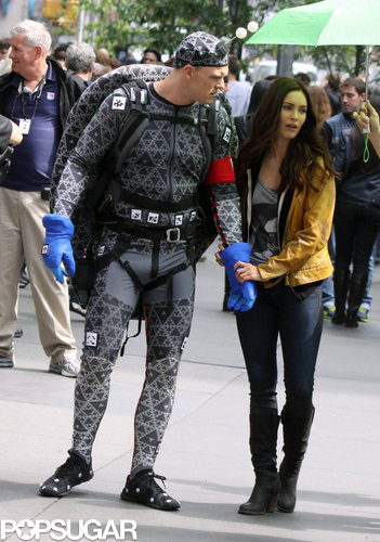 Cowabunga! Megan Fox Films With Her Shell-Less Ninja Turtle Cowabunga! Megan Fox Films With Her Shell-Less Ninja Turtle
