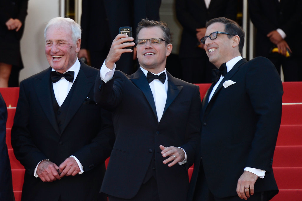 Matt Damon chatted with producer Jerry Weintraub and writer Richard LaGravenese at the Behind the Candelabra premiere on Tuesday.
Matt Damon chatted with producer Jerry Weintraub and writer Richard LaGravenese at the Behind the Candelabra premiere on Tuesday.