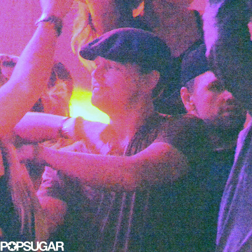 Leonardo DiCaprio kept his hat on in the club.
Leonardo DiCaprio kept his hat on in the club.