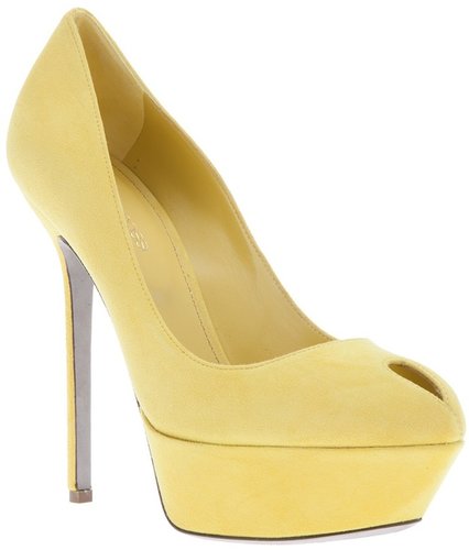 Sergio Rossi peep-toe pump