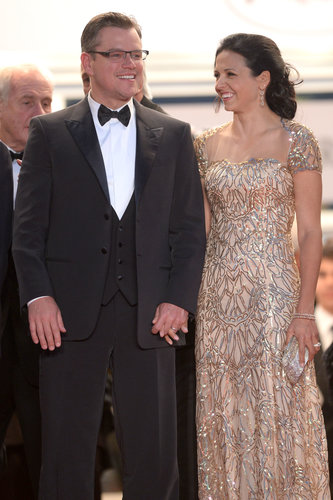 Matt Damon and Luciana Barroso in 2013 Matt Damon and Luciana Barroso in 2013