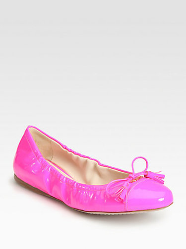 Prada Patent Leather Ballet Flats