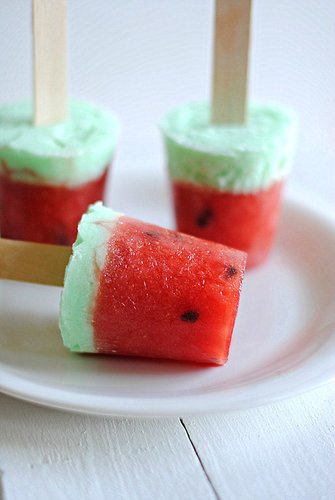 Watermelon Ice Pops Watermelon Ice Pops