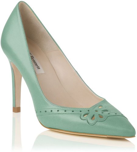 L.K. Bennett Fran leather court shoes
