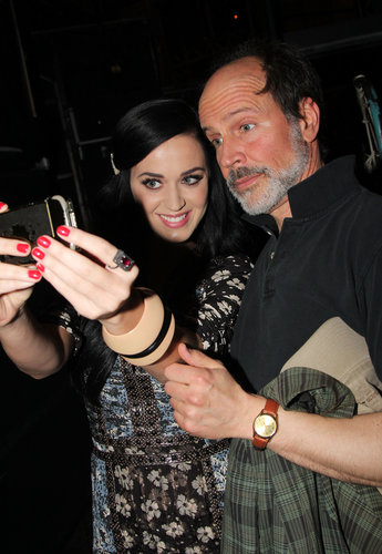 Katy Perry put on her best grin for a self-taken snap with Marcus Neville during a stop to see Kinky Boots on Broadway in May 2013.
Katy Perry put on her best grin for a self-taken snap with Marcus Neville during a stop to see Kinky Boots on Broadway in May 2013.