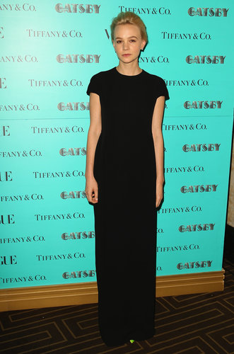 Carey Mulligan was the epitome of minimalistic chic in a black short-sleeved Dior gown at the Tiffany & Co. dinner in honor of The Great Gatsby in Sydney.
Carey Mulligan was the epitome of minimalistic chic in a black short-sleeved Dior gown at the Tiffany & Co. dinner in honor of The Great Gatsby in Sydney.