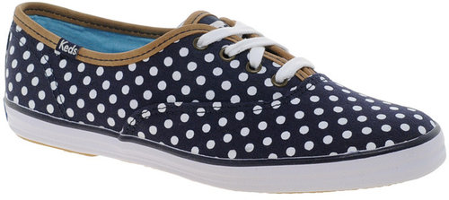 Keds Navy Polka Dot Sneakers