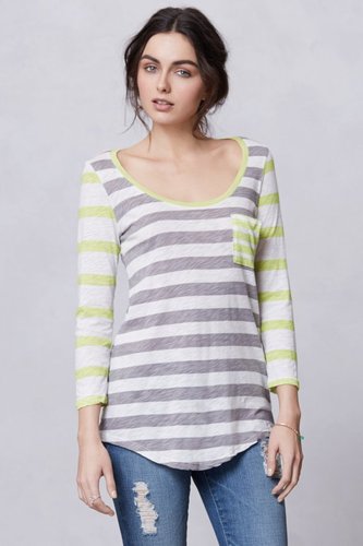 Striational Pocket Tee
