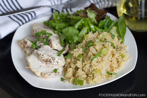 Celery and Jalapeno Couscous