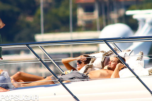 Leo Lounges Shirtless on a Yacht Surrounded By Ladies Leo Lounges Shirtless on a Yacht Surrounded By Ladies