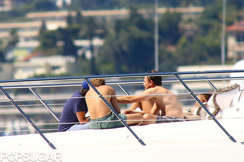 Leo Lounges Shirtless on a Yacht Surrounded By Ladies Leo Lounges Shirtless on a Yacht Surrounded By Ladies