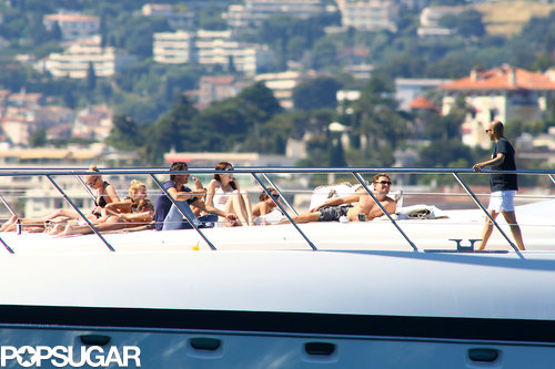 Leo Lounges Shirtless on a Yacht Surrounded By Ladies Leo Lounges Shirtless on a Yacht Surrounded By Ladies