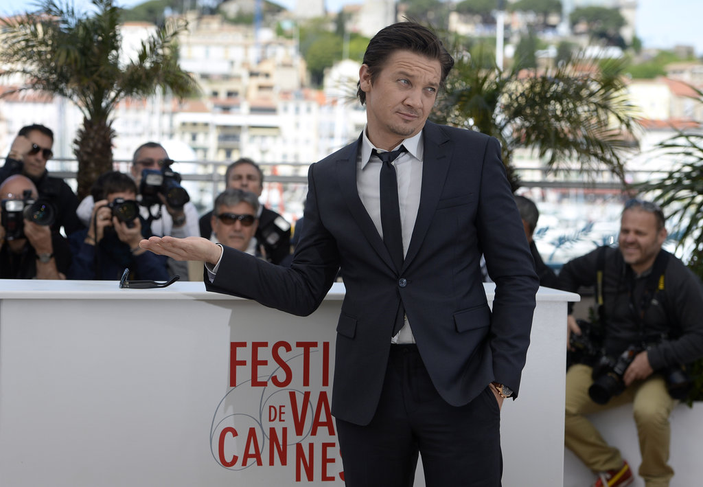 Jeremy Renner joked around during the photocall for The Immigrant in Cannes on Friday.
Jeremy Renner joked around during the photocall for The Immigrant in Cannes on Friday.
