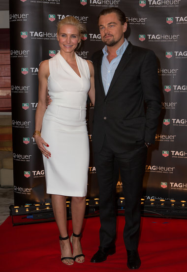 Cameron Diaz and Leonardo DiCaprio met up for the Tag Heuer Grand Prix party in Monte Carlo on Sunday.
Cameron Diaz and Leonardo DiCaprio met up for the Tag Heuer Grand Prix party in Monte Carlo on Sunday.
