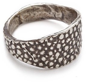 Lauren wolf jewelry Silver Stingray Signet Ring
