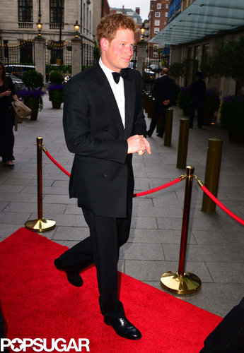 Prince Harry arrived at the Walking With the Wounded gala dinner.
Prince Harry arrived at the Walking With the Wounded gala dinner.
