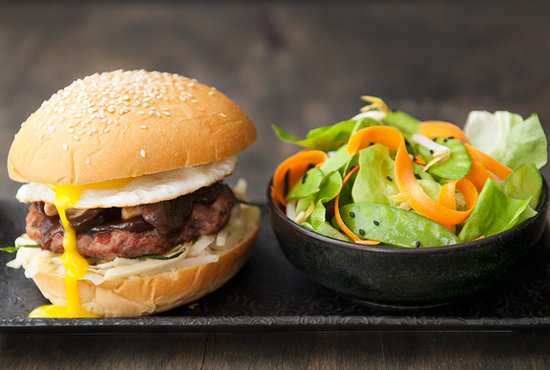 Mushu Pork Burger Mushu Pork Burger
