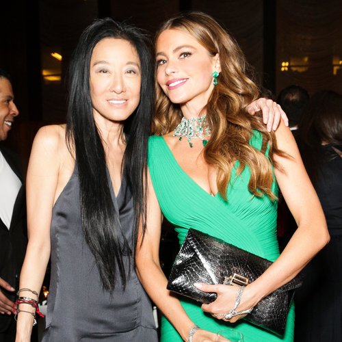 Vera Wang and Sofia Vergara (wearing Hervé Leroux) at Vera Wang's Lifetime Achievement Award Celebration in New York.
Photo: Benjamin LozovskyBFAnyc.com
Vera Wang and Sofia Vergara (wearing Hervé Leroux) at Vera Wang's Lifetime Achievement Award Celebration in New York.
Photo: Benjamin LozovskyBFAnyc.com