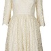Scallop Hem Lace Dress