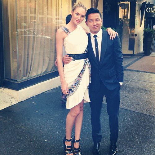 Candice Swanepoel shared a photo of herself with her CFDA Fashion Awards date, designer Prabal Gurung.
Source: Instagram user angelcandices
Candice Swanepoel shared a photo of herself with her CFDA Fashion Awards date, designer Prabal Gurung.
Source: Instagram user angelcandices