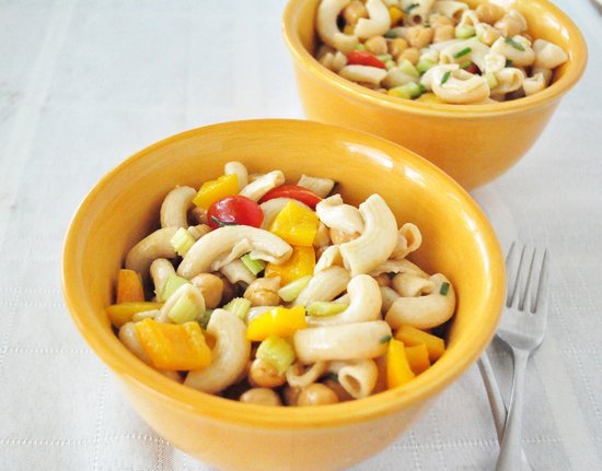 Macaroni Salad With Chickpeas Macaroni Salad With Chickpeas