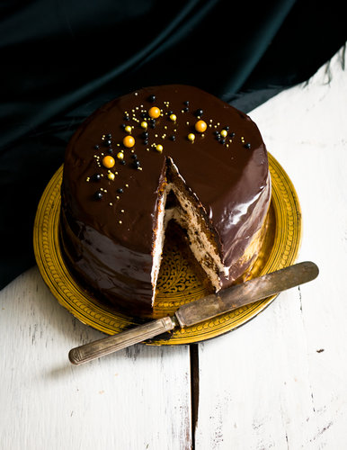 Pumpkin S'mores Layer Cake Pumpkin S'mores Layer Cake