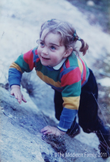 Three-year-old Kate climbed a hill at the Lake District in Northwest England.
© The Middleton Family, 2011. All rights reserved.
Three-year-old Kate climbed a hill at the Lake District in Northwest England.
© The Middleton Family, 2011. All rights reserved.