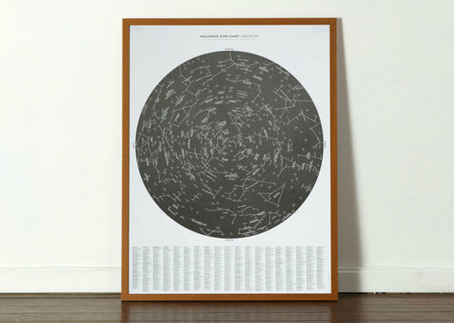 Hollywood Star Chart: Modern Day - Original Open Edition