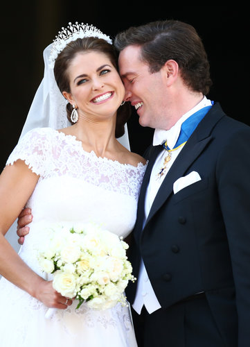 Princess Madeleine of Sweden and Christopher O'Neill got married in Sweden.
Princess Madeleine of Sweden and Christopher O'Neill got married in Sweden.