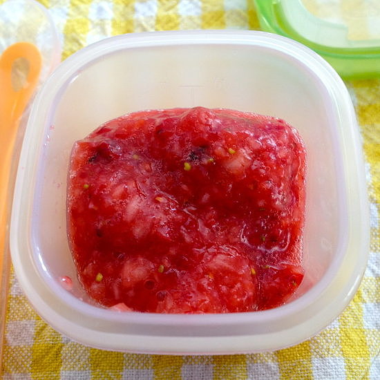 Strawberry Mint Puree Strawberry Mint Puree