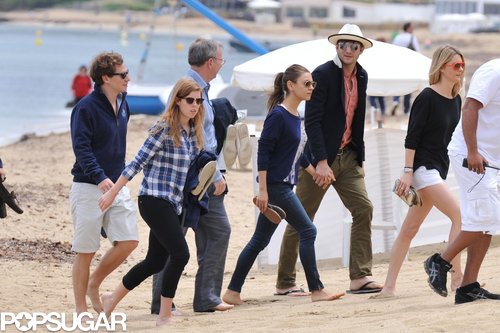 Princess Beatrice and her boyfriend, Dave Clark, got away to St. Tropez with Mila Kunis and Ashton Kutcher in June 2013.
Princess Beatrice and her boyfriend, Dave Clark, got away to St. Tropez with Mila Kunis and Ashton Kutcher in June 2013.