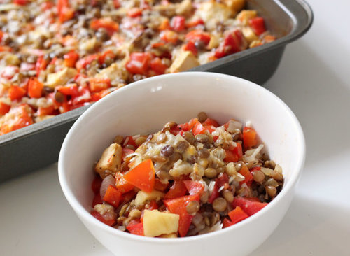 Red Pepper and Lentil Bake Red Pepper and Lentil Bake