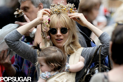 Sienna Miller went to a flea market with her daughter Marlowe in NYC on Saturday.
Sienna Miller went to a flea market with her daughter Marlowe in NYC on Saturday.