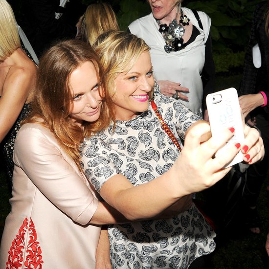 Amy Poehler snapped a selfie with Stella McCartney.
Amy Poehler snapped a selfie with Stella McCartney.