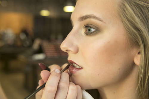 To bring your look into the evening, add a shimmering violet lip color like Temperature Rising Lipstick in Caliente ($17). "For night, I like to use something with shimmer so the light bounces off it," Bettelli says.
To bring your look into the evening, add a shimmering violet lip color like Temperature Rising Lipstick in Caliente ($17). "For night, I like to use something with shimmer so the light bounces off it," Bettelli says.