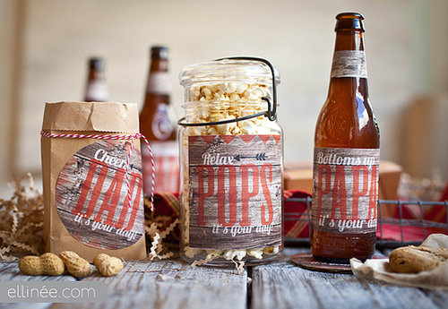 Father's Day Treat and Beverage Labels Father's Day Treat and Beverage Labels