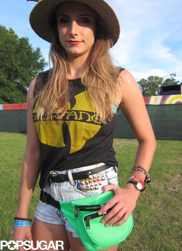 For an edgy take on festival style, just add studs — and a berry lip paired with a smoky eye.
Photo: Marisa Tom
For an edgy take on festival style, just add studs — and a berry lip paired with a smoky eye.
Photo: Marisa Tom