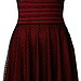Izabel London Contrast crochet skater dress