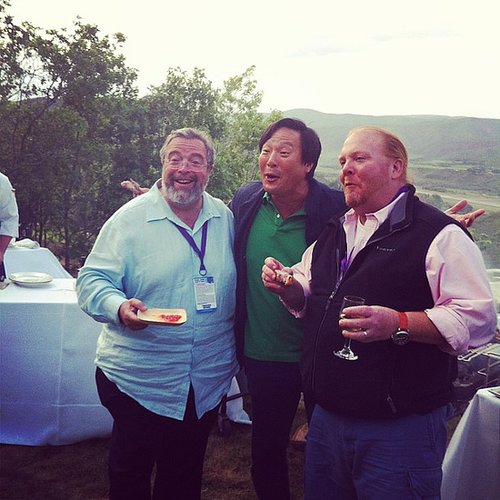 How great is this pic of Mario Batali, Ming Tsai, and Drew Nieporent hanging out at the festival?
Source: Instagram user foodandwinemag
How great is this pic of Mario Batali, Ming Tsai, and Drew Nieporent hanging out at the festival?
Source: Instagram user foodandwinemag