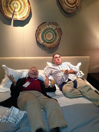José Andrés gave us an insider look at him spending downtime with Jacques Pépin.
Source: Twitter user chefjoseandres
José Andrés gave us an insider look at him spending downtime with Jacques Pépin.
Source: Twitter user chefjoseandres