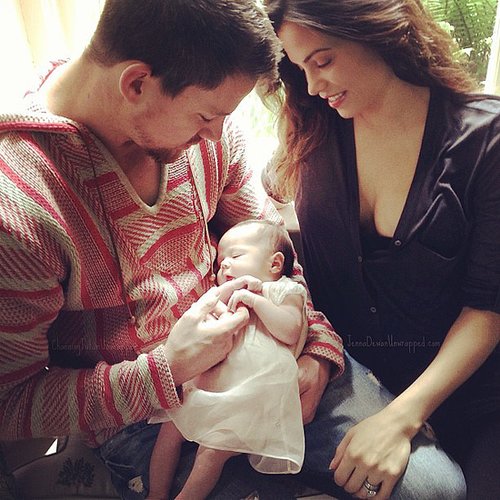 Channing Tatum and Jenna Dewan First Picture of Baby Everly