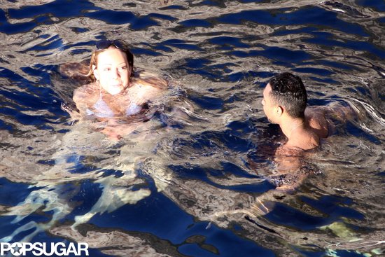 Mariah Carey and Miguel swam together in the Blue Grotto in Italy.
Mariah Carey and Miguel swam together in the Blue Grotto in Italy.
