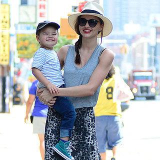 Miranda Kerr's Leopard Maxi Skirt Sasses Up Her Summer Style