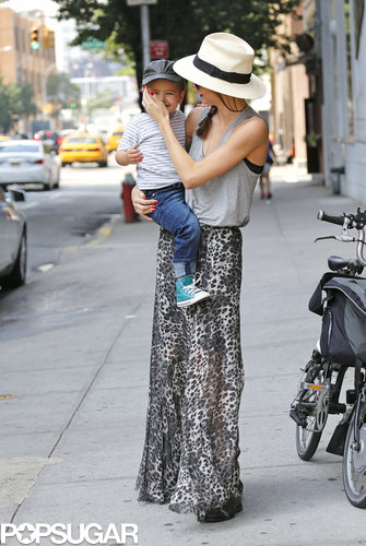 Flynn Works the Cameras With His Model Mom Miranda Kerr Flynn Works the Cameras With His Model Mom Miranda Kerr