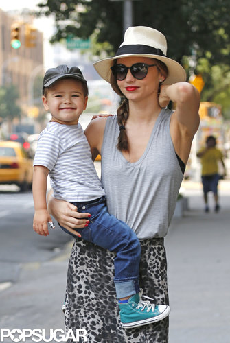 Flynn Works the Cameras With His Model Mom Miranda Kerr Flynn Works the Cameras With His Model Mom Miranda Kerr