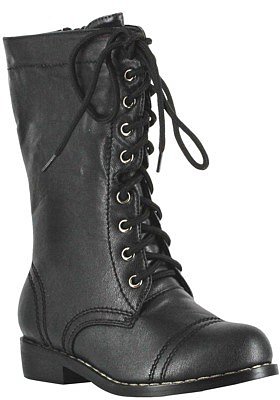 Combat Child Boots Black